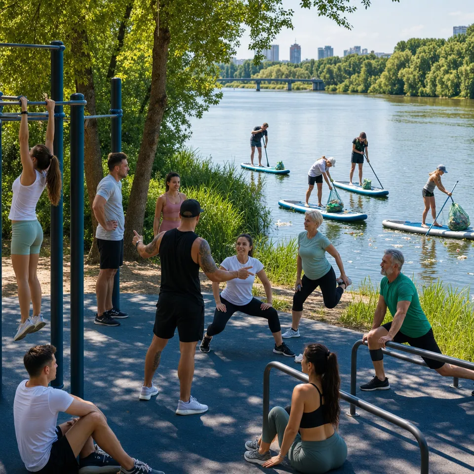 Липецк, 17 июля: бесплатная тренировка Getto Workout и сап-субботник с Русланом Захаркиным