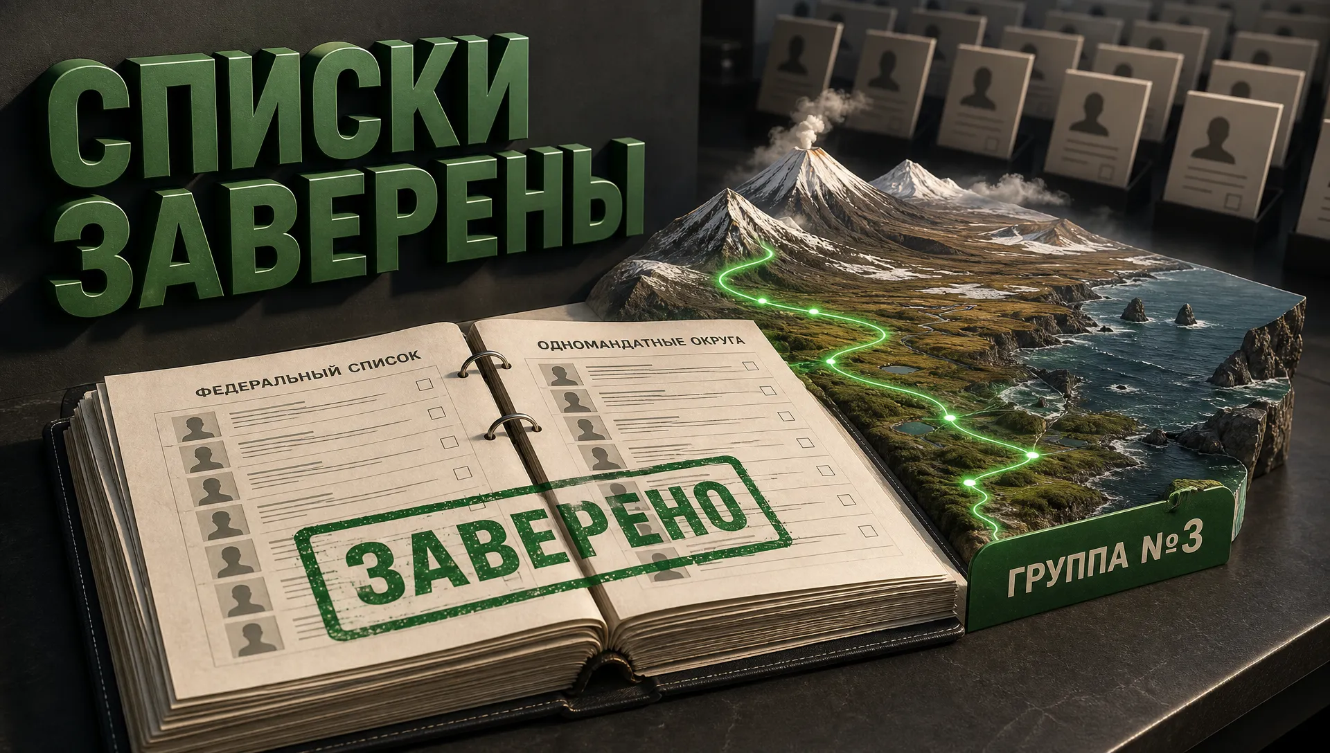 ЦИК заверил списки партии «Зелёные» на выборах в Госдуму 2026: Захаркин Руслан возглавил группу №3