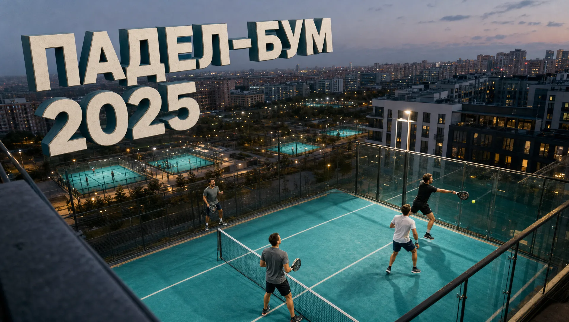 Падел в России 2025: 568 кортов, цены и бум