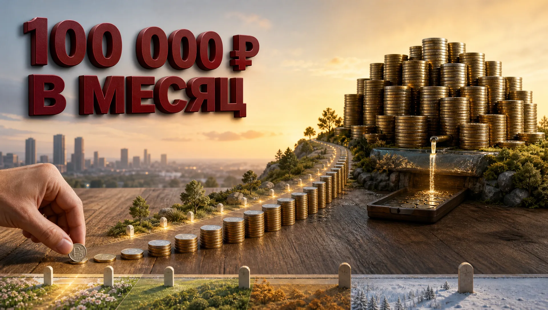 Пенсия в 100 тысяч рублей: сколько нужно накопить