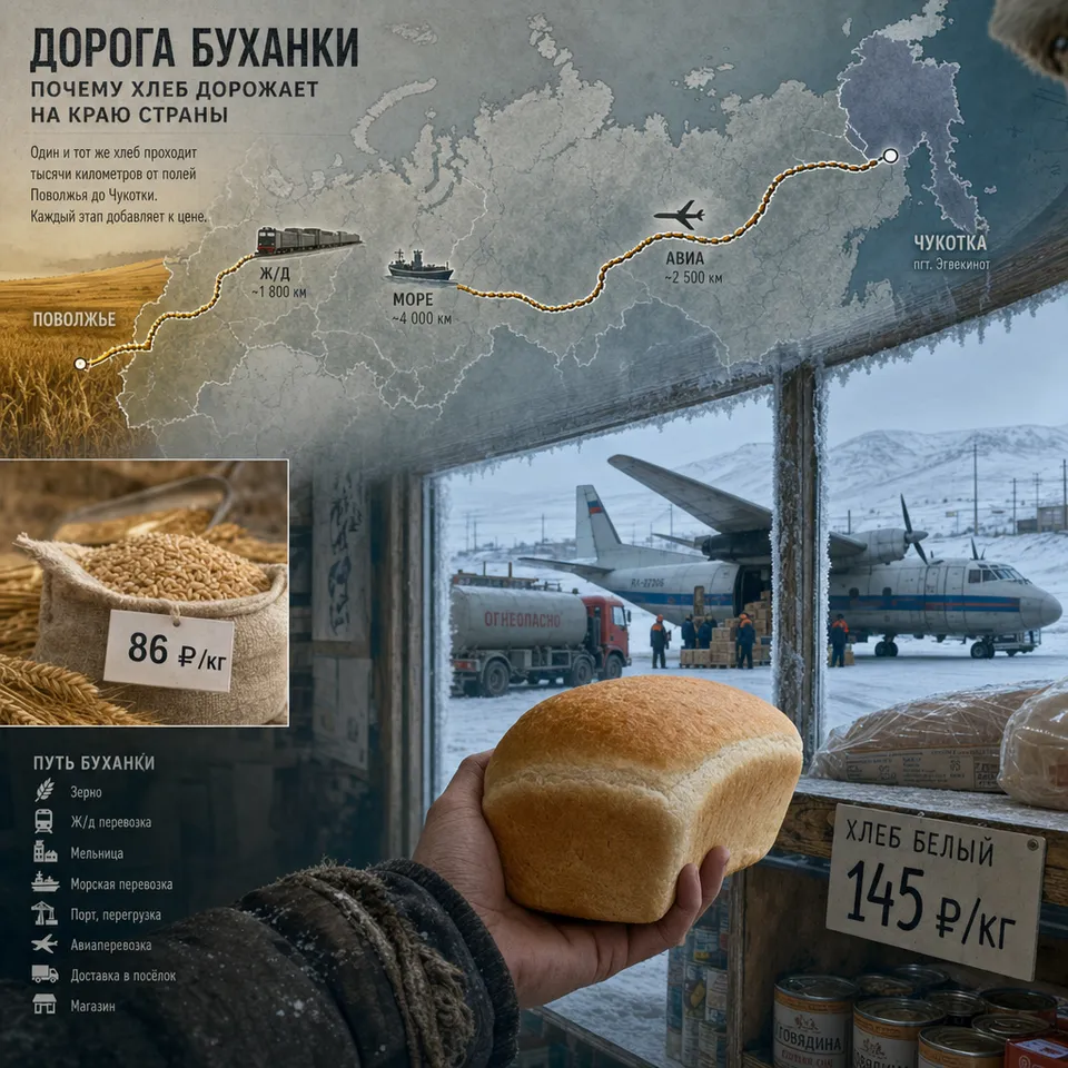 Цены на хлеб в 2026 году: где в России дороже