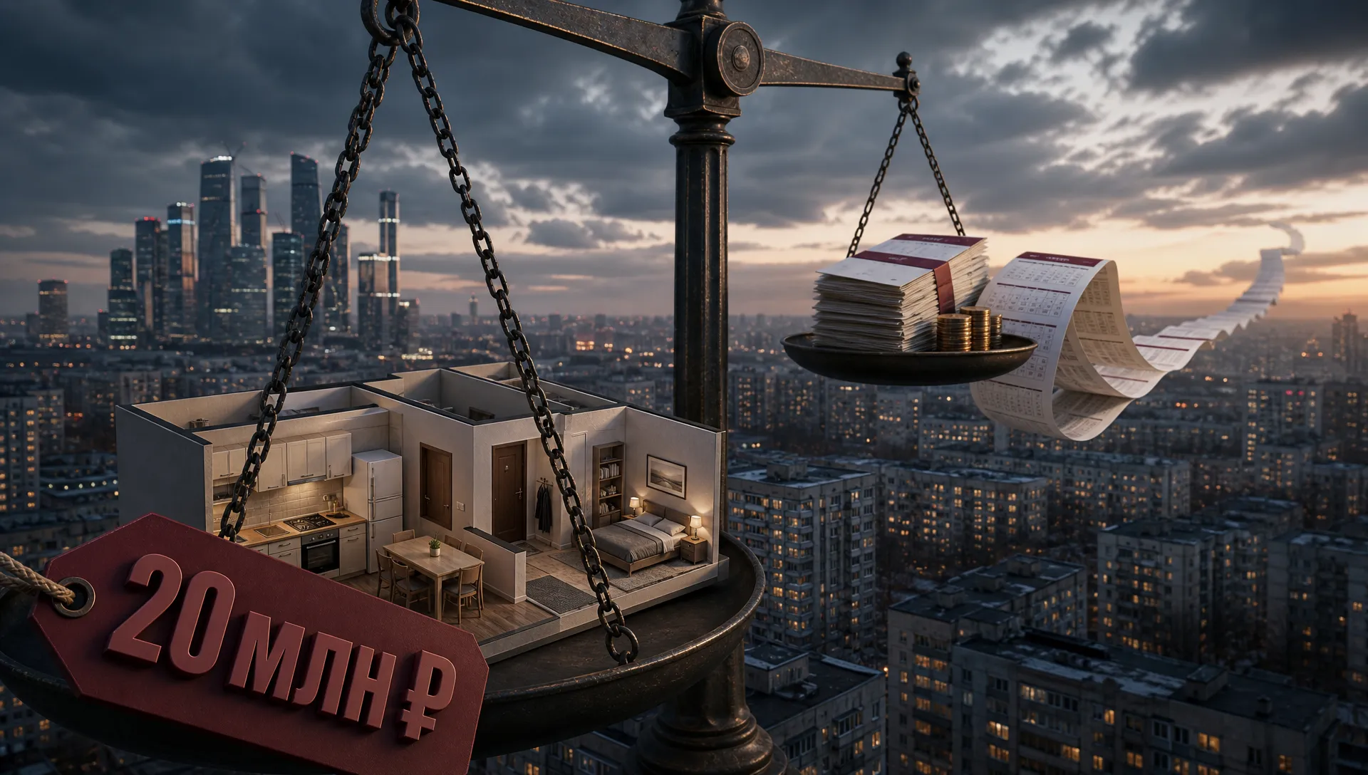 Квартира в Москве за 20 млн: сколько нужно зарабатывать