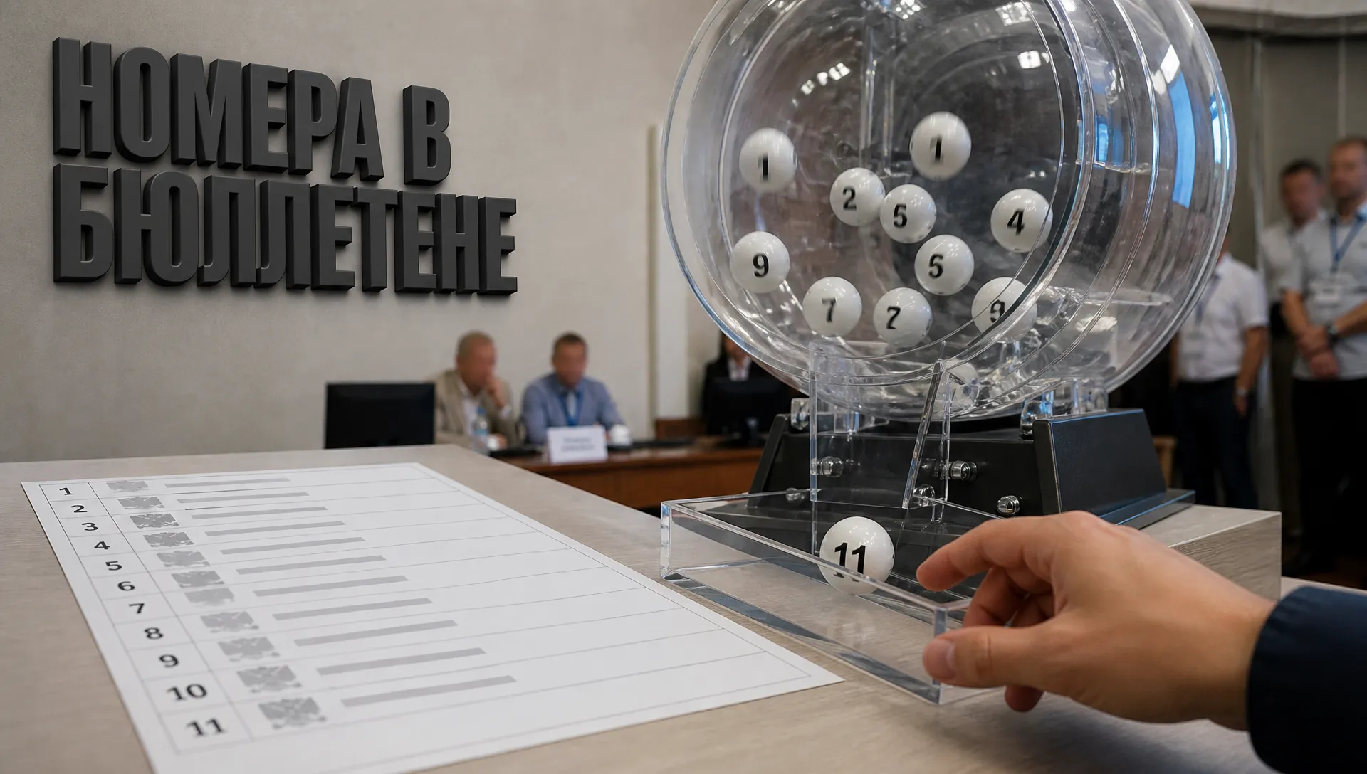 Жеребьёвка ЦИК 5 августа 2026: номера партий в бюллетене