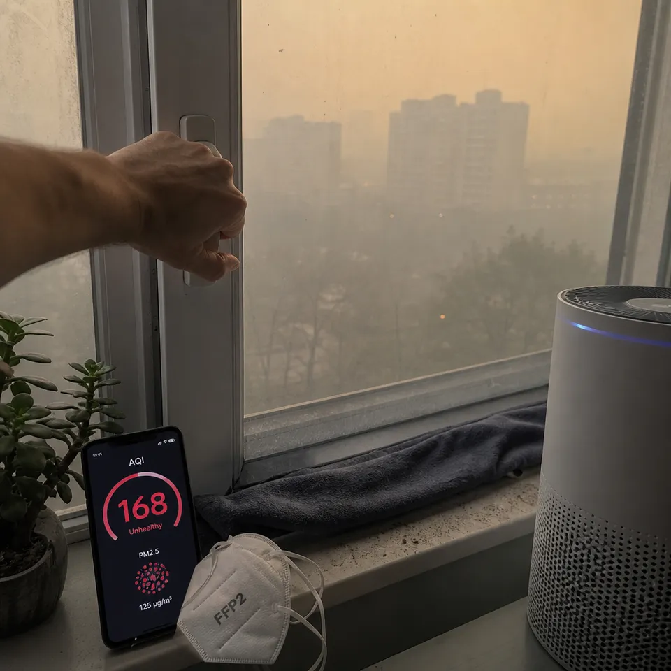 Качество воздуха при лесных пожарах: AQI и ПДК PM2.5