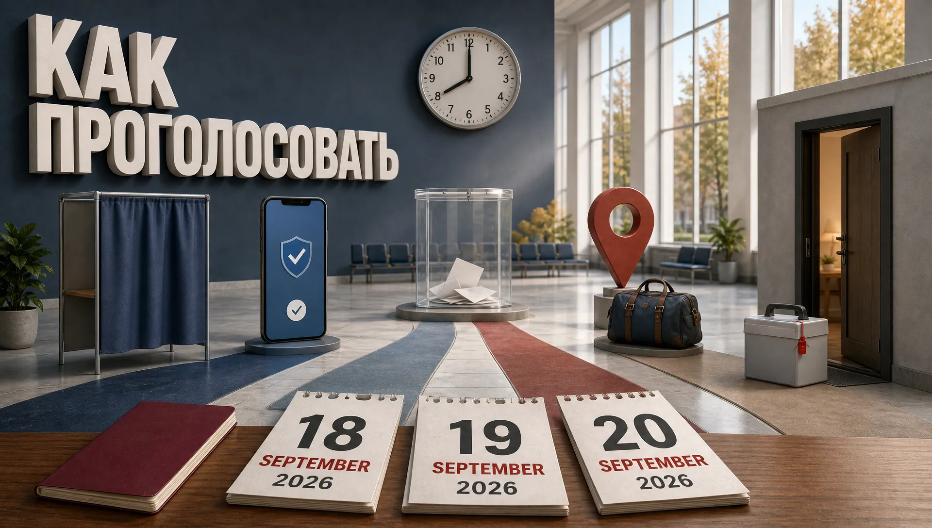 Как проголосовать на выборах в Госдуму 18–20 сентября 2026