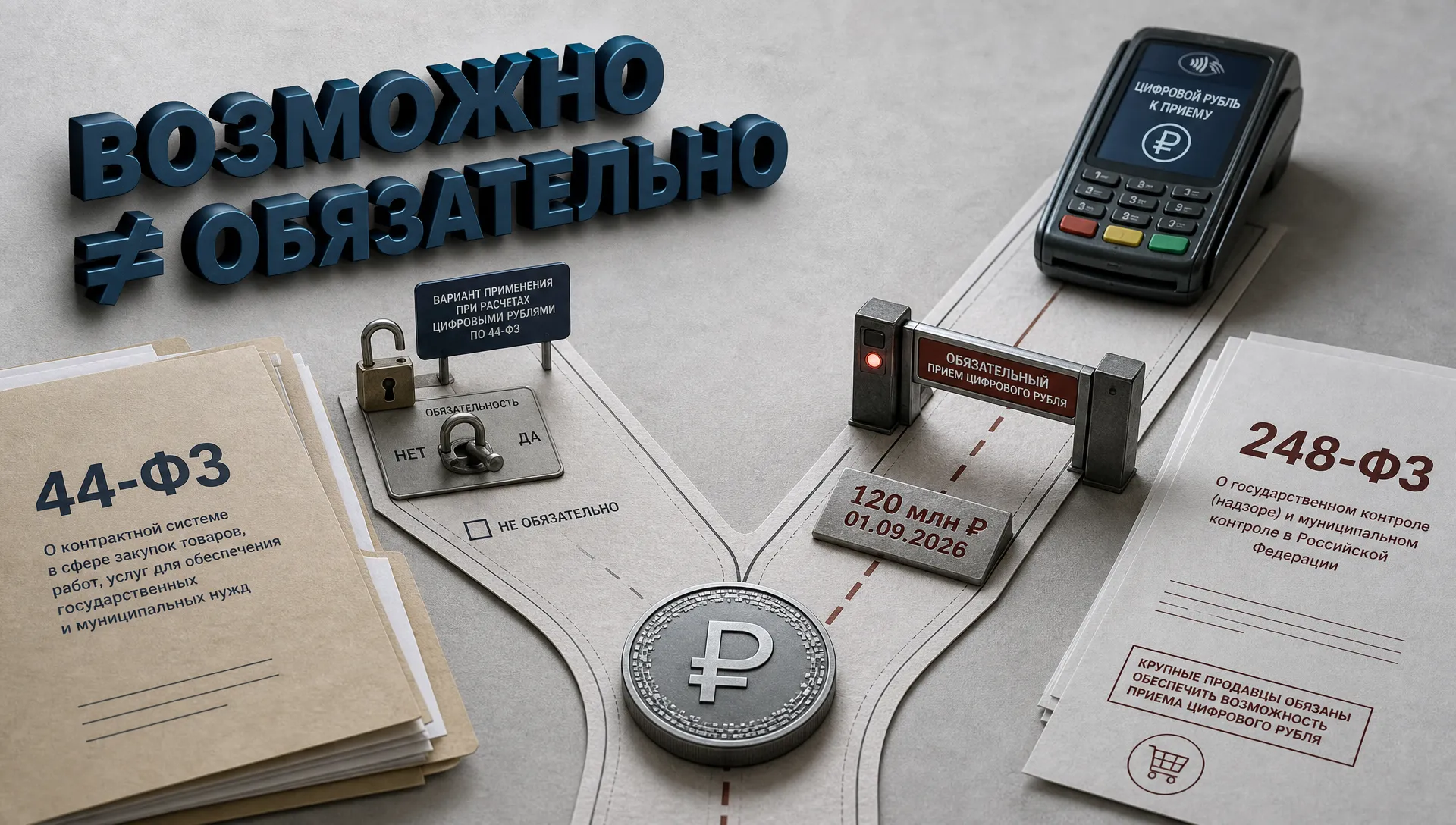 Цифровой рубль в госзакупках: обязан ли поставщик по 44-ФЗ