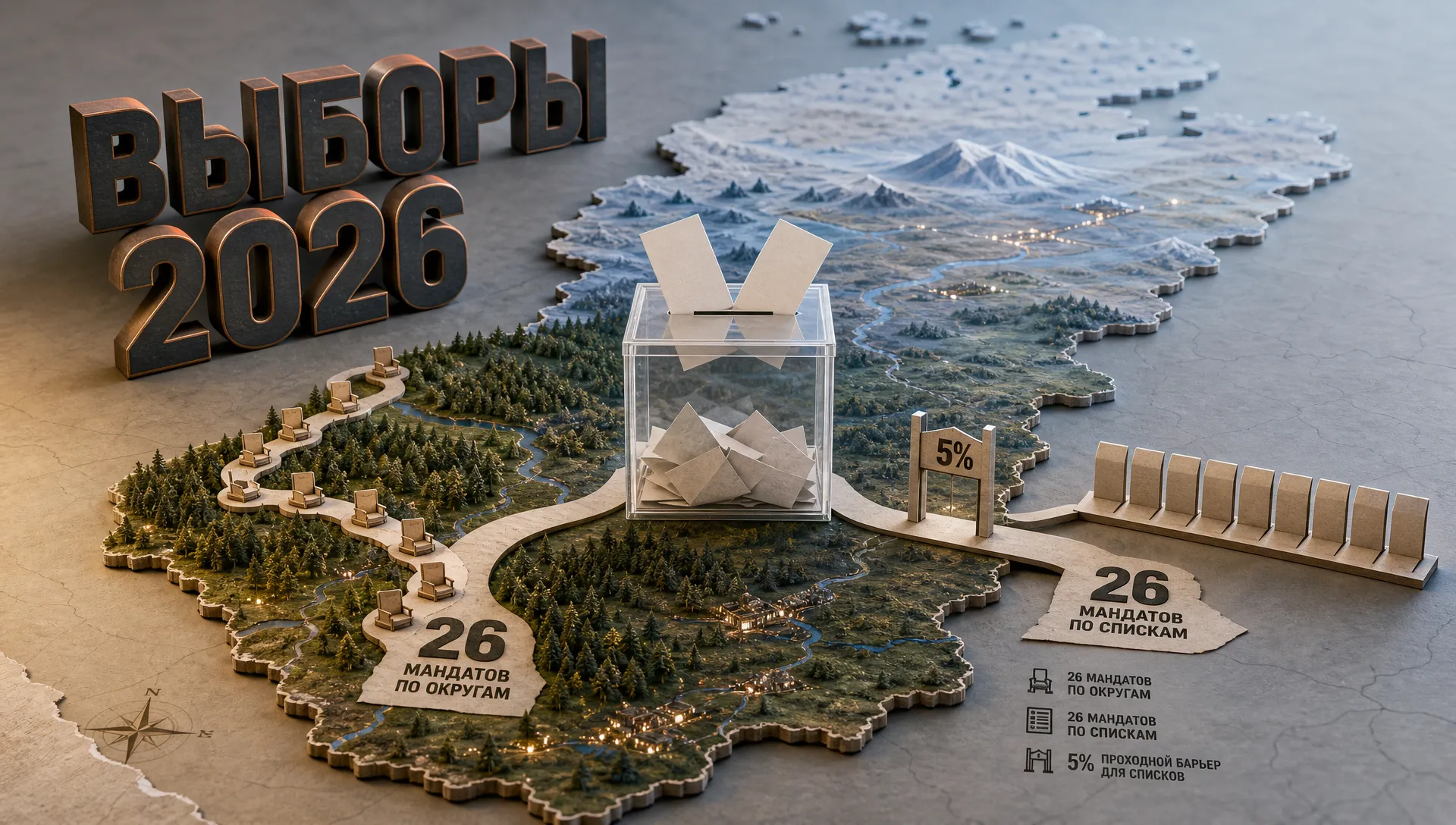 Выборы в Заксобрание Красноярского края 2026: дата, партии, Захаркин