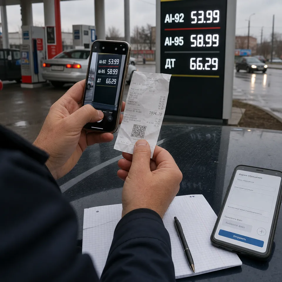 Куда жаловаться на цены АЗС в 2026: ФАС и Роспотребнадзор