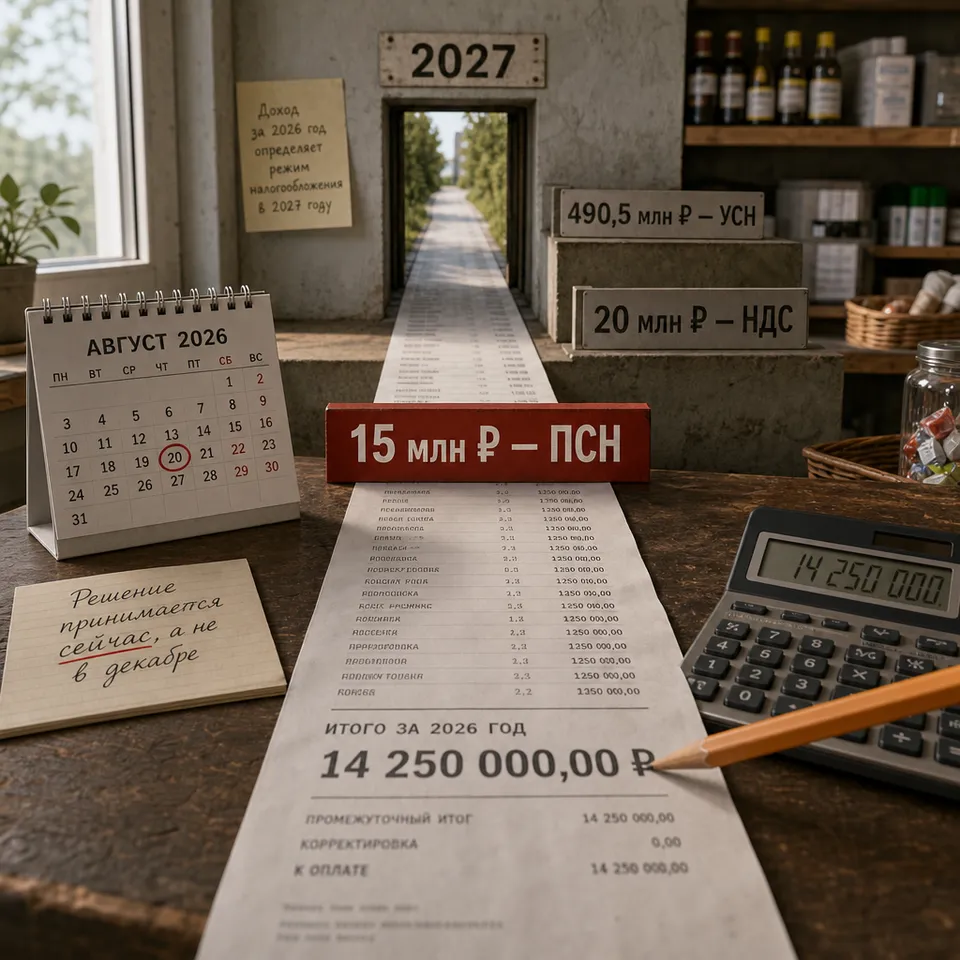 Налоги ИП 2027: лимит ПСН 15 млн, УСН и НДС