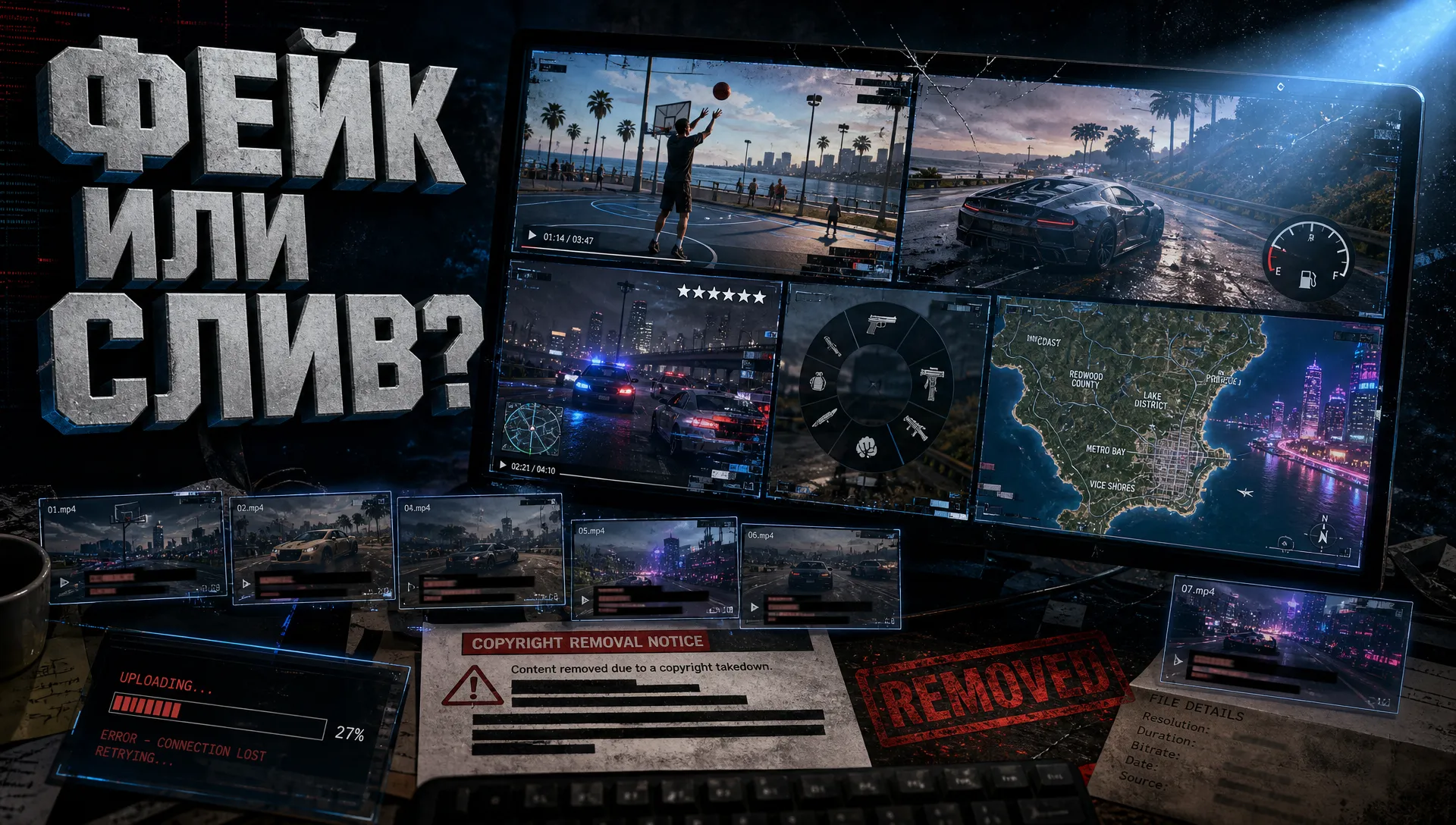 Слив геймплея GTA VI: фейк или настоящая утечка