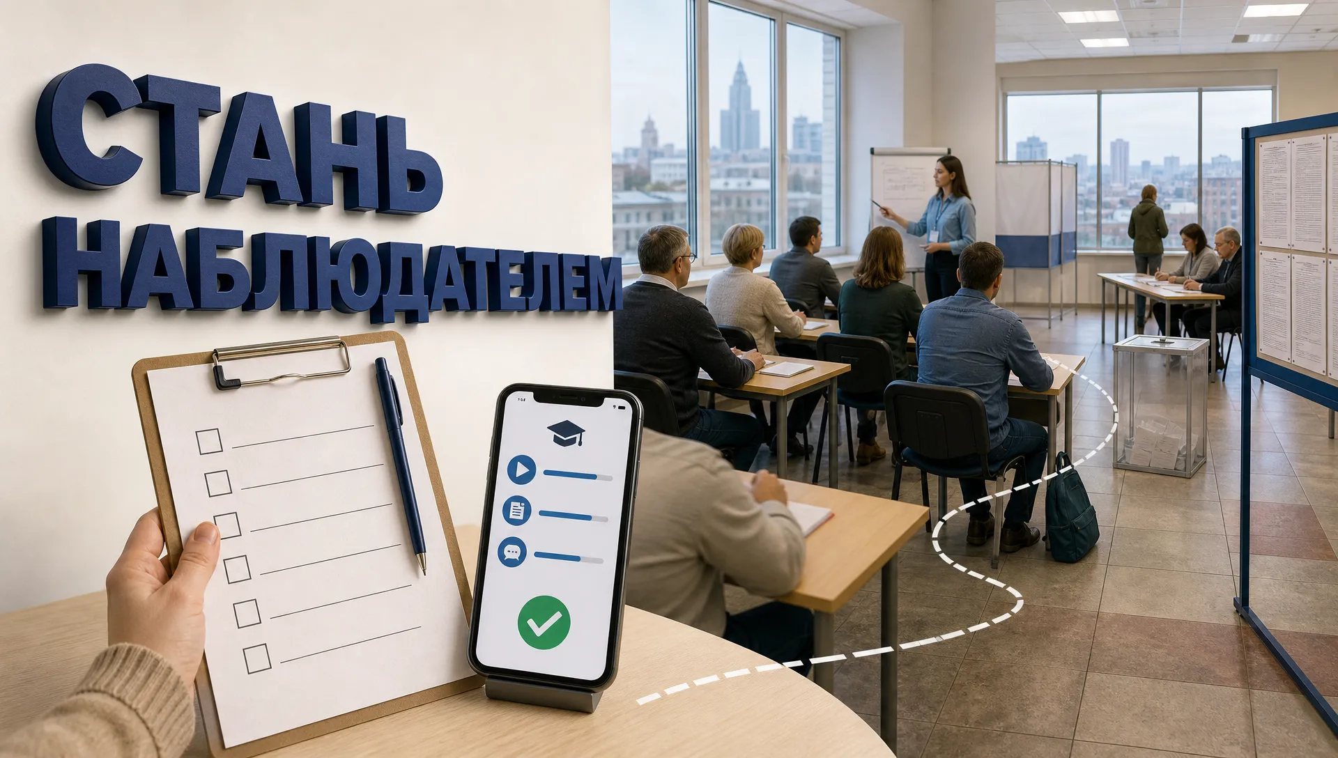 Как стать наблюдателем на выборах в Москве 2026