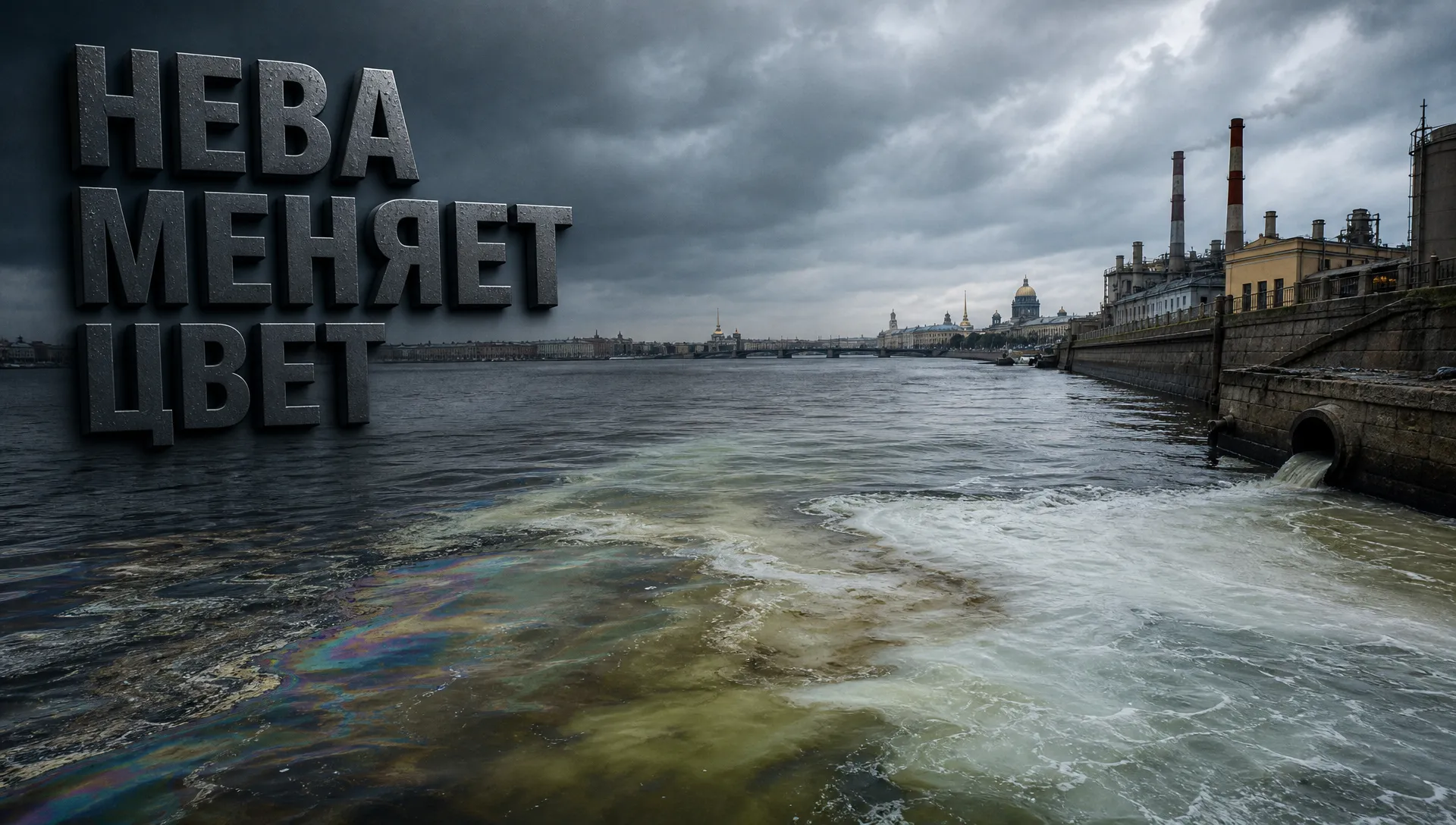 Почему Нева грязная и меняет цвет в 2026 году