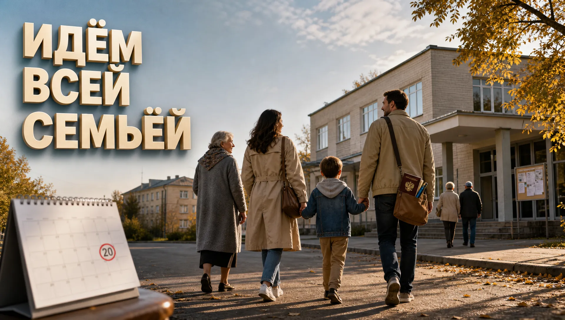 20 сентября 2026: идём на выборы всей семьёй
