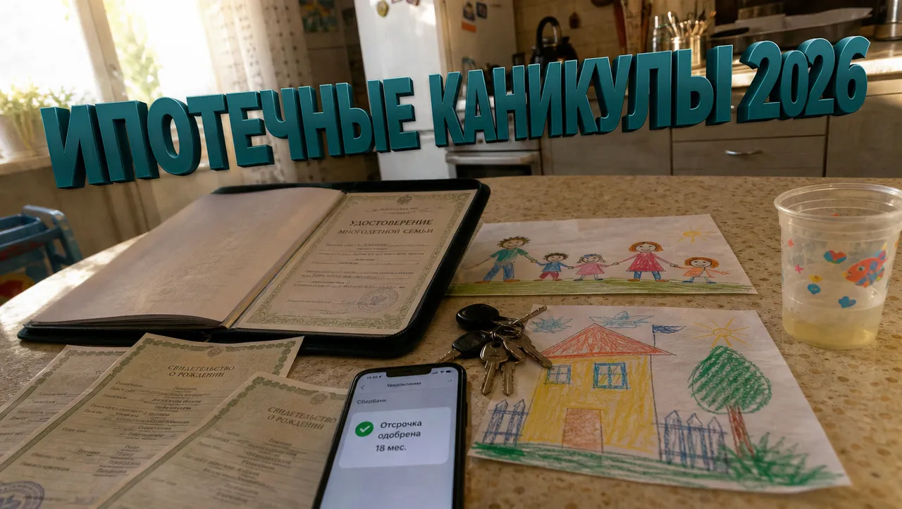 Ипотечные каникулы для многодетных: новые правила 2026