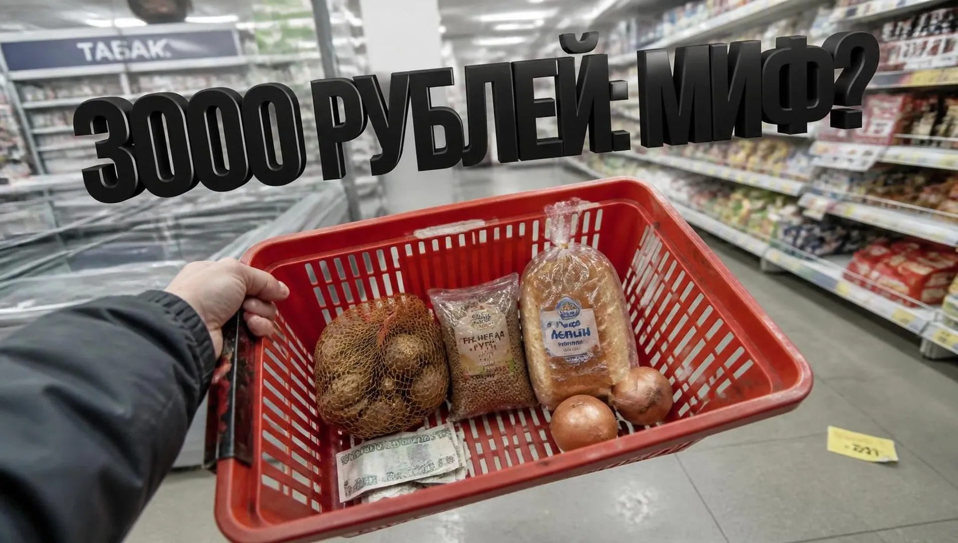 Продуктовая корзина на 3000 рублей: миф или реальность?
