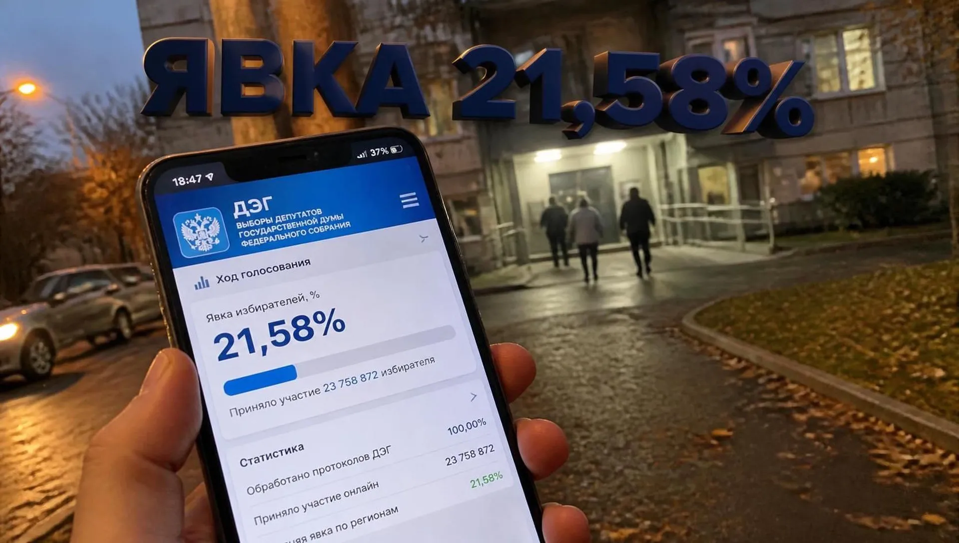 Выборы в Госдуму 2026: явка на 18:00 и примерные итоги первого дня