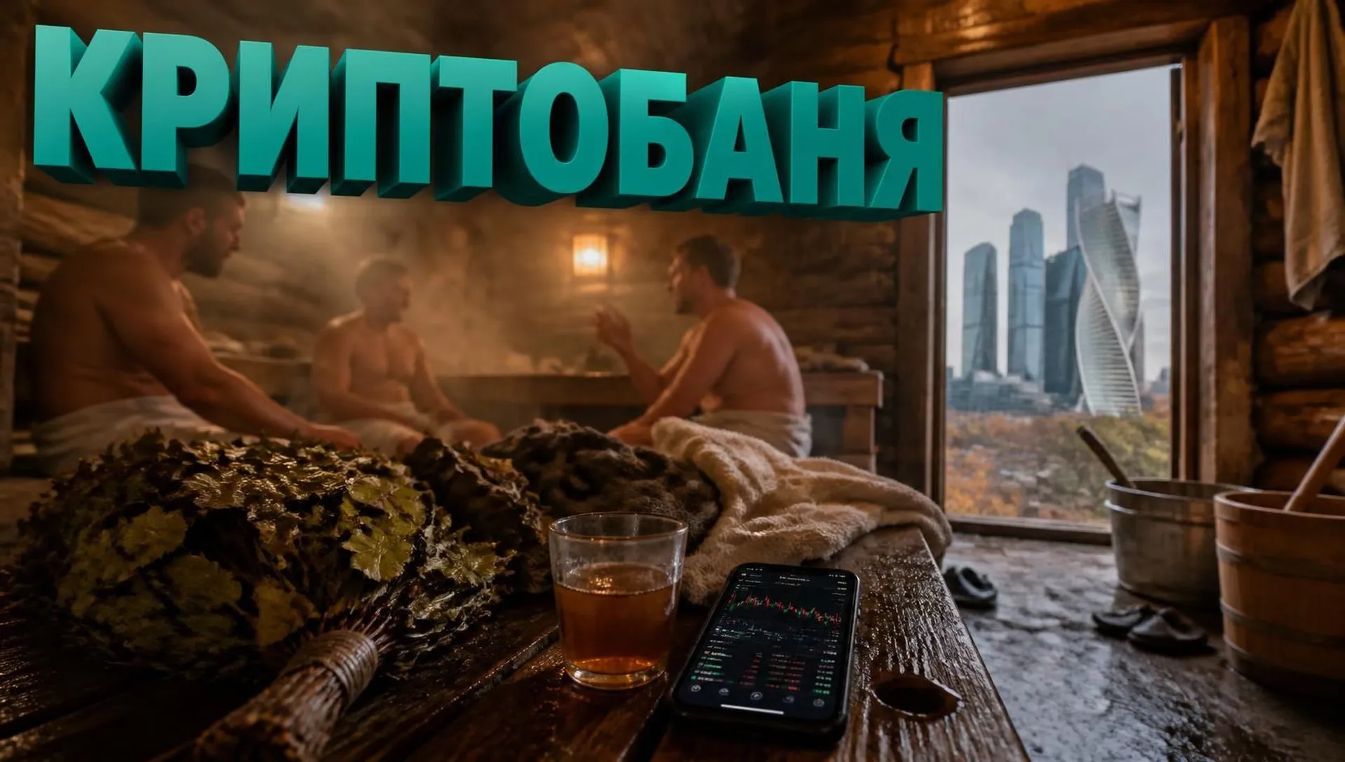 КриптоБаня у Москва-Сити: нетворкинг и инвестиции