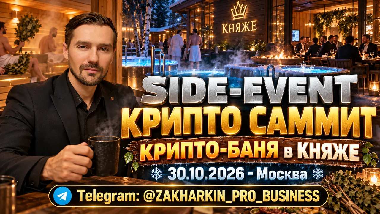 КриптоБаня у Москва-Сити: нетворкинг Crypto Summit
