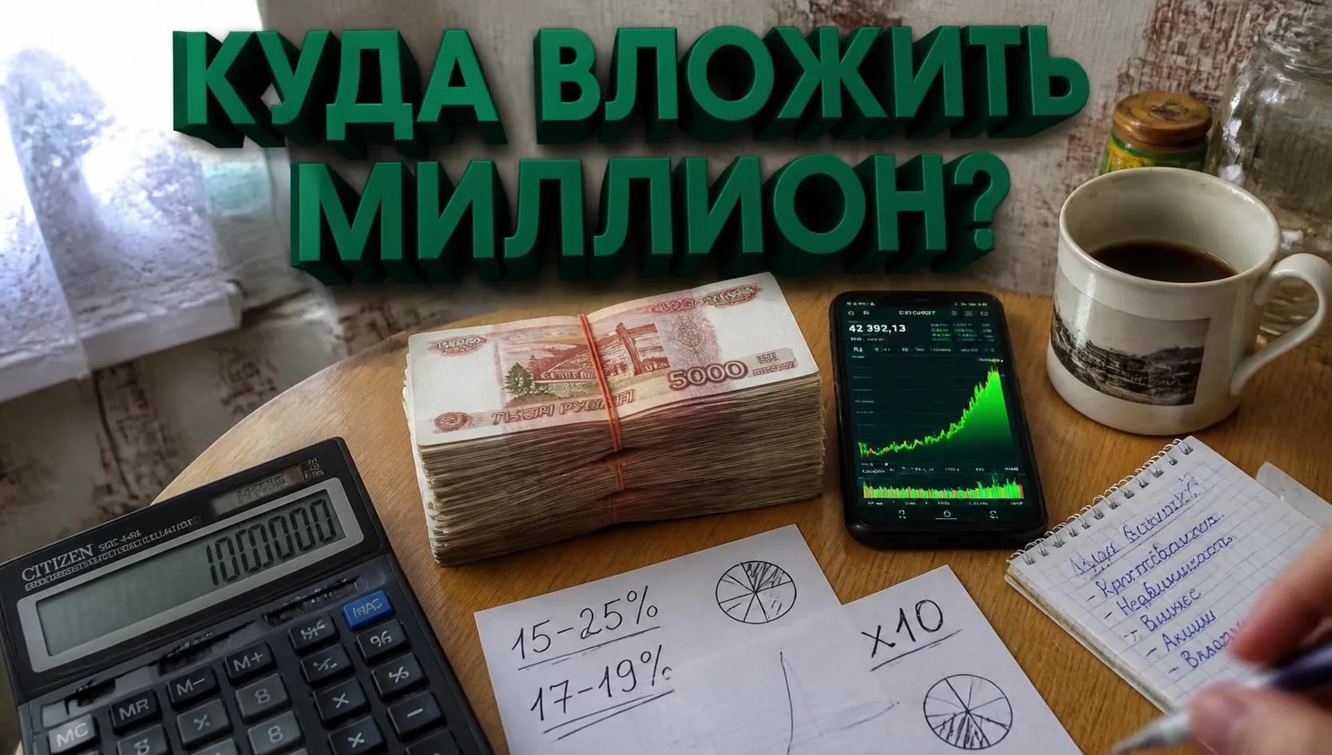 Инвестиции 2027: куда вложить 1 миллион рублей