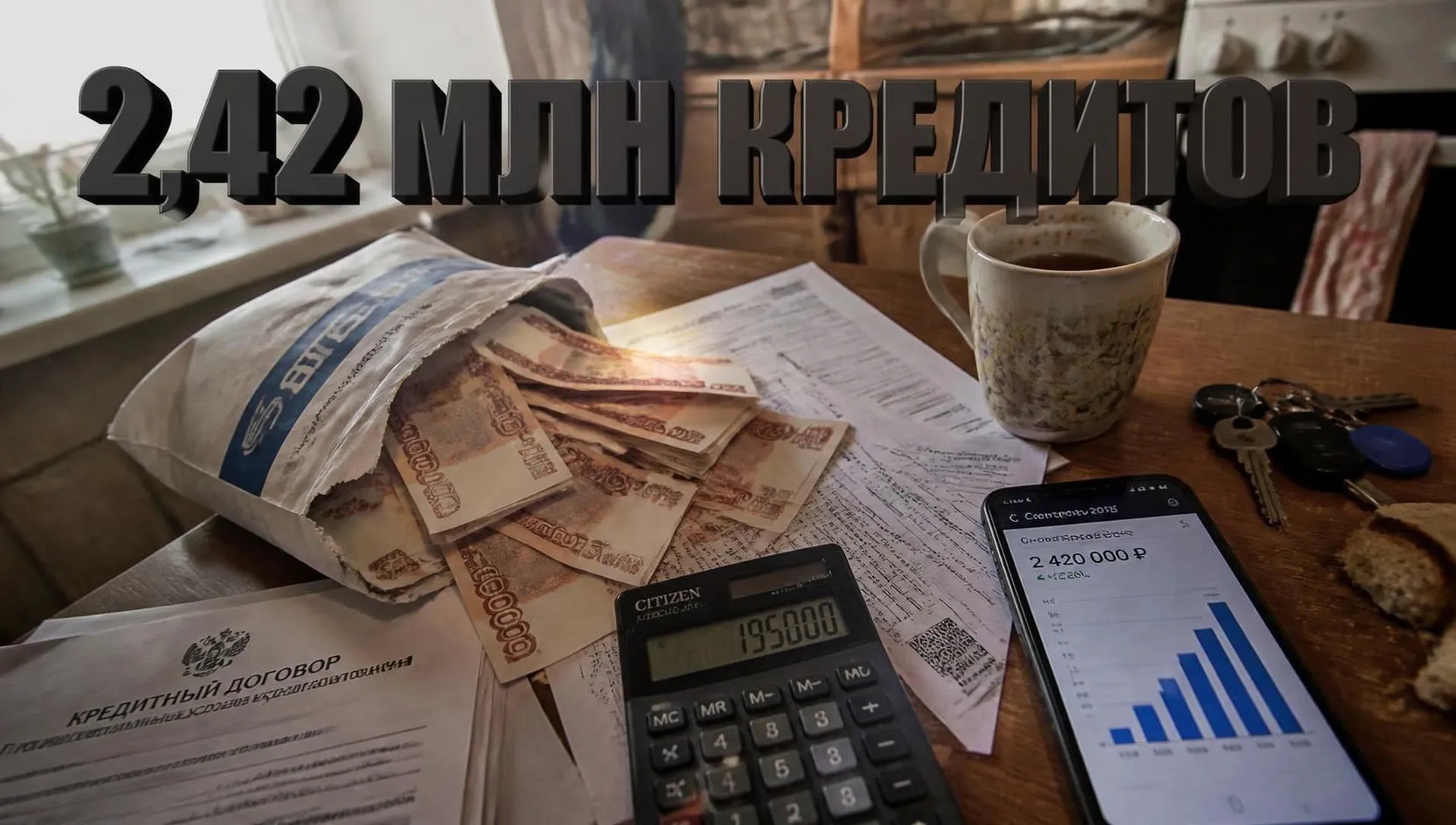 Кредиты наличными: 2,42 млн в сентябре 2026 — рекорд